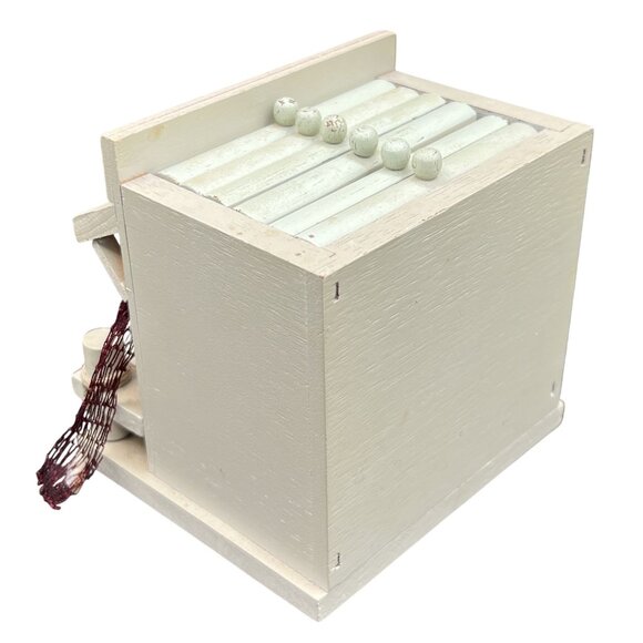 Vintage Wood Fish House Naples Florida 6 Coasters Complete Set Nautical Beachy - Picture 5 of 13